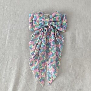 Colorful Sequin Bow for Kids